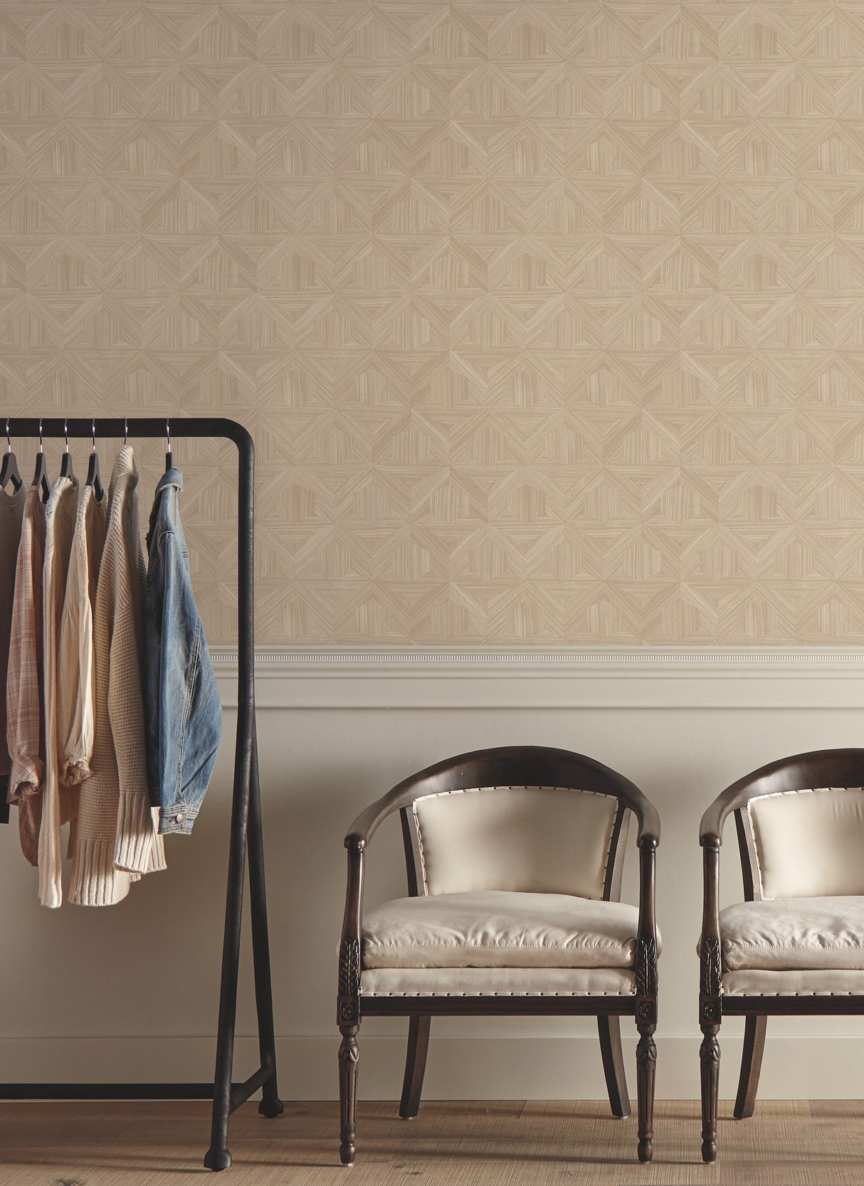 York OM3623 Parquet Beige Wallpaper