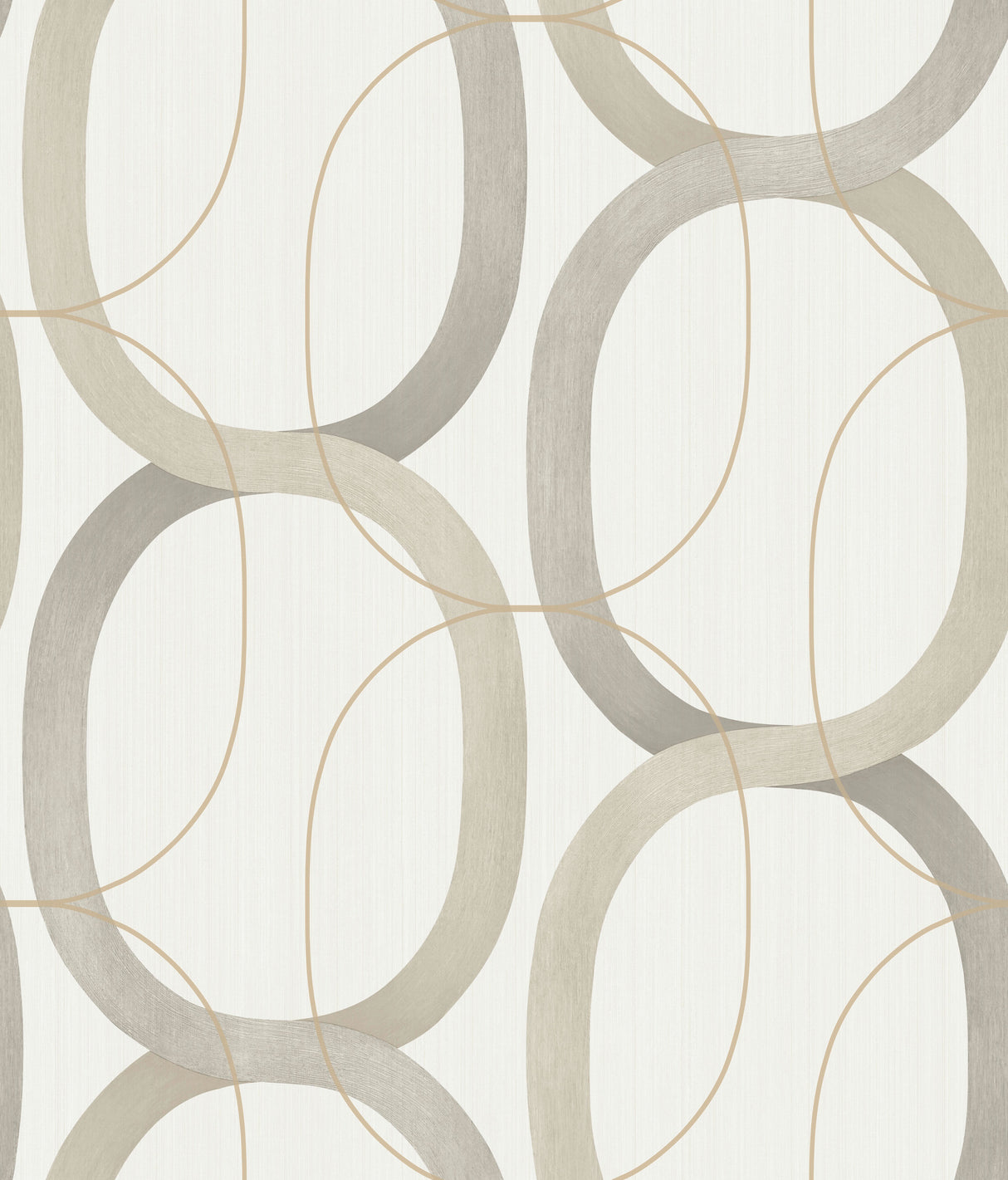 York OS4211 Interlock Taupe Wallpaper