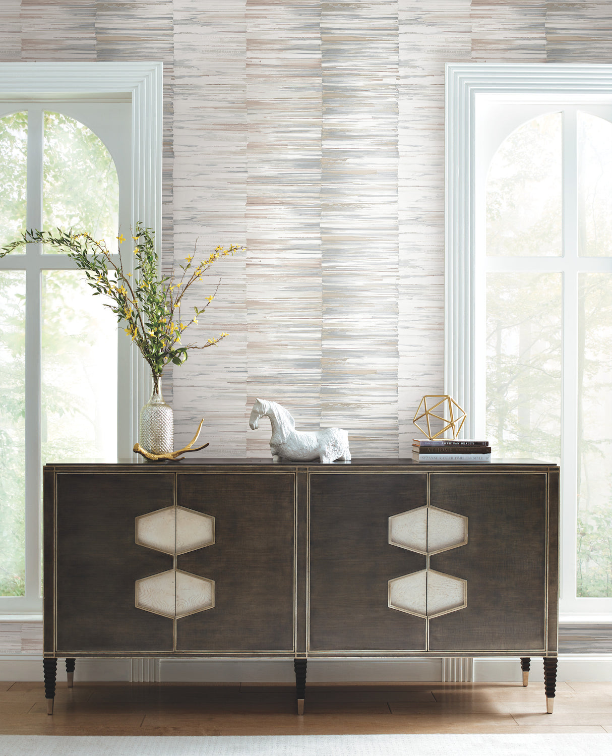 York OS4231 Artist's Palette Cream & Rust Wallpaper