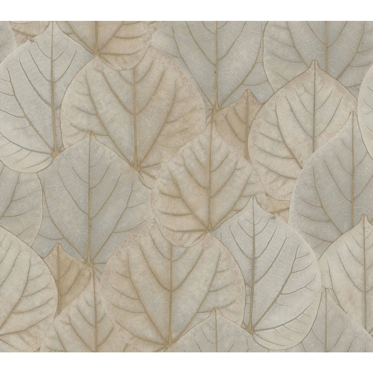 York OS4243 Leaf Concerto Taupe Wallpaper