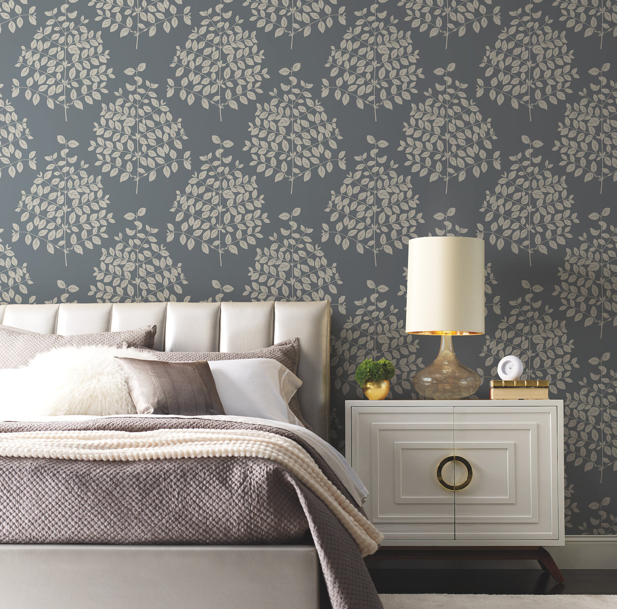 York OS4255 Tender Dark Grey Wallpaper