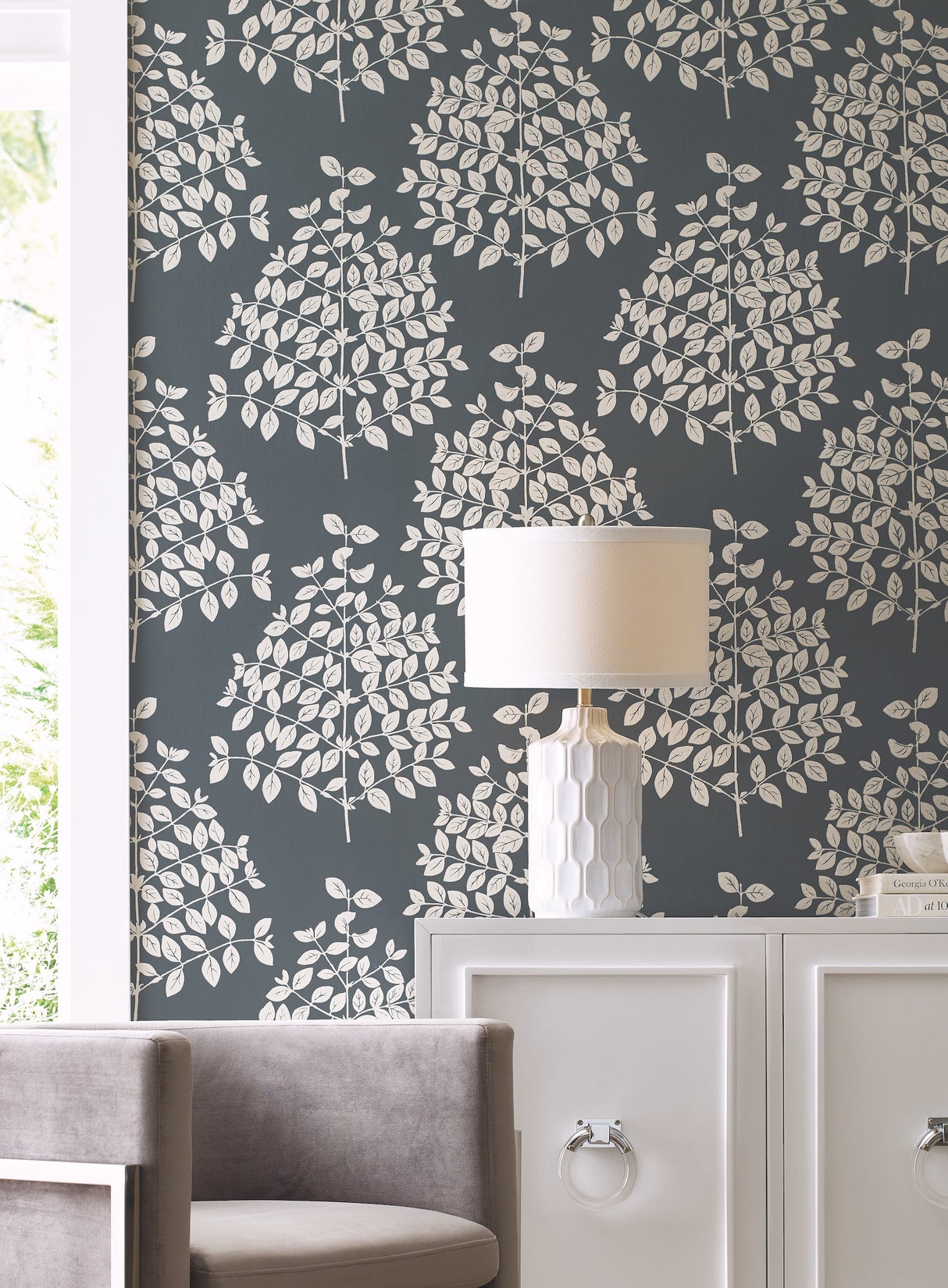 York OS4255 Tender Dark Grey Wallpaper