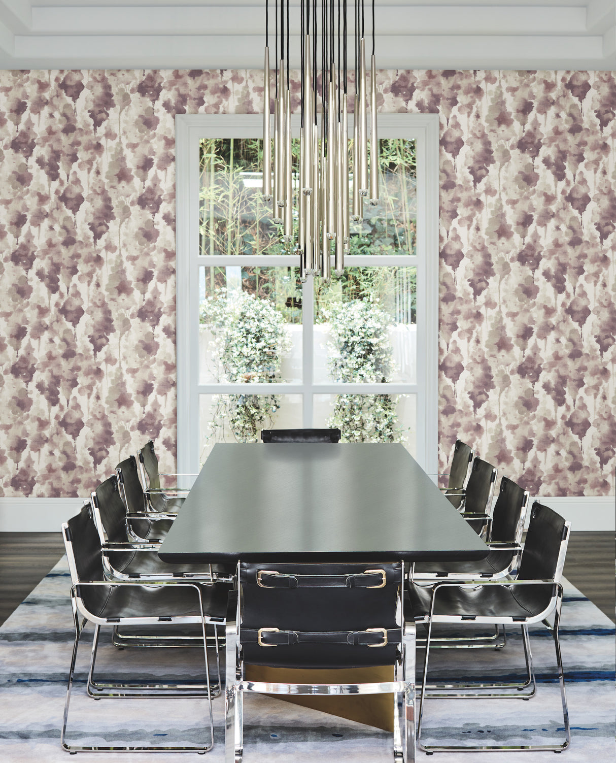 York OS4293 Mirage Purple Wallpaper
