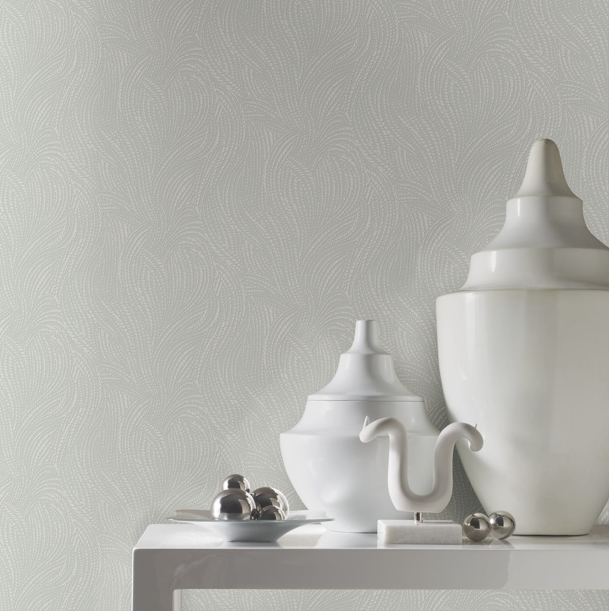 York OS4304 Tempest Light Grey Wallpaper