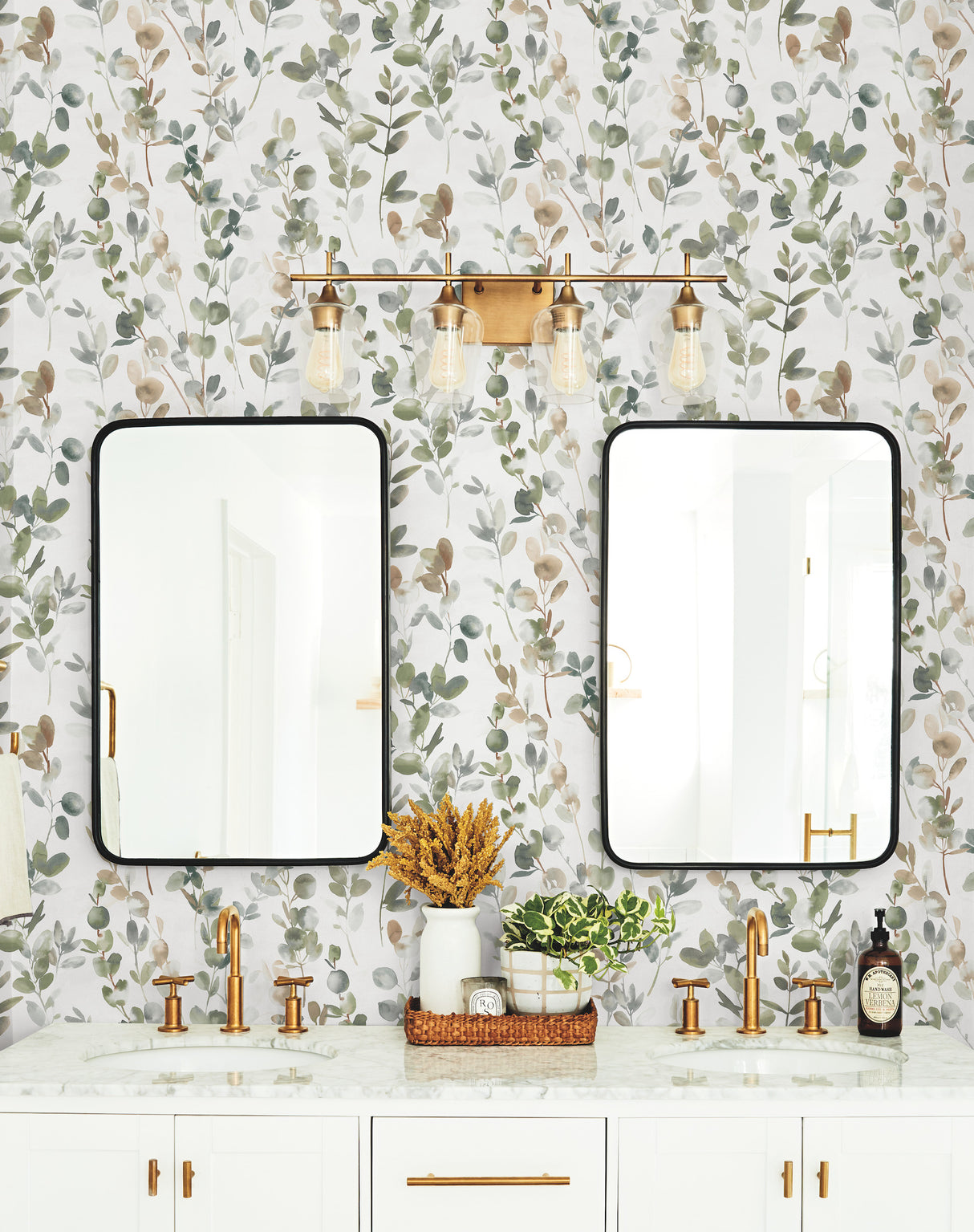 York OS4311 Joyful Eucalpytus Green Wallpaper