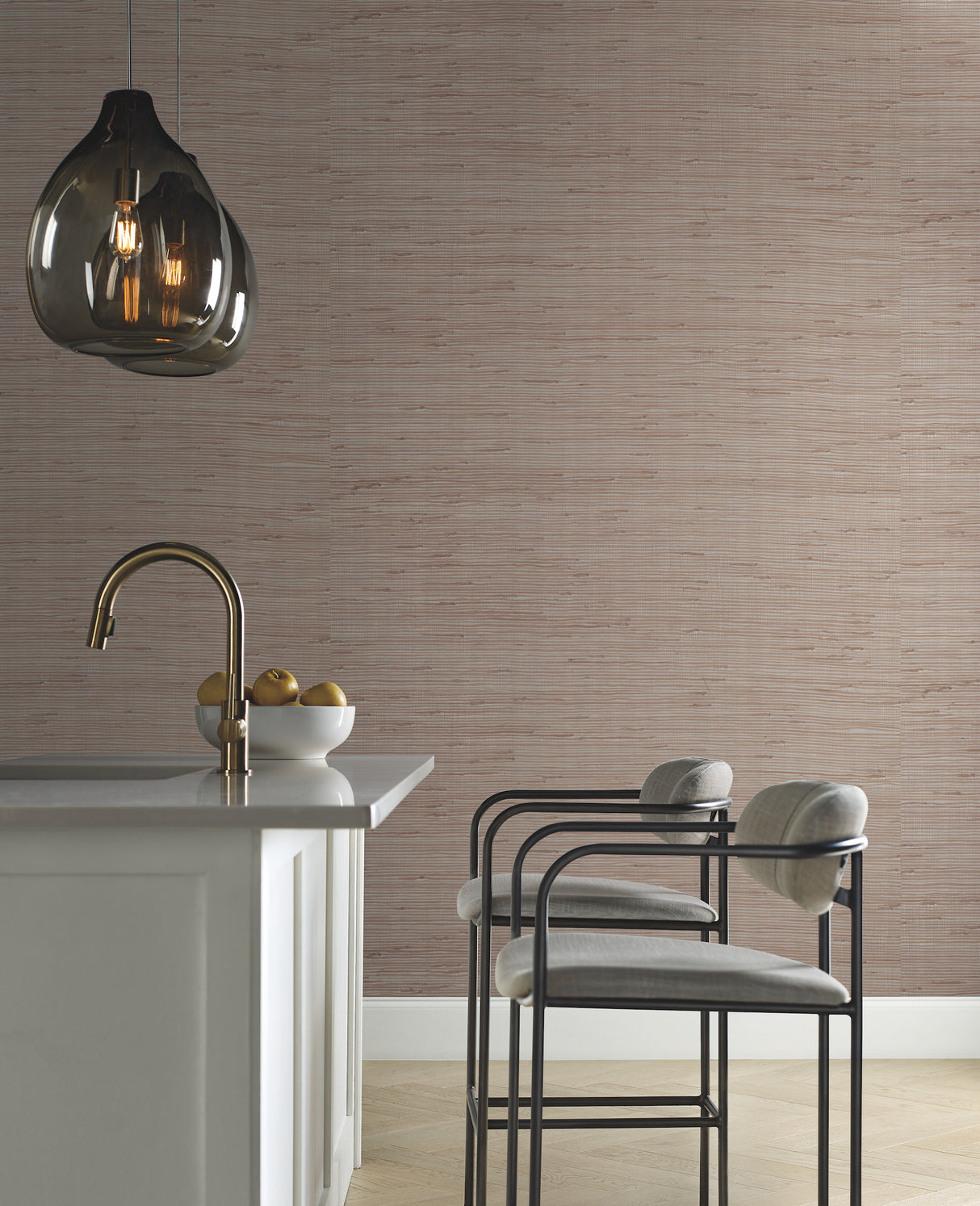 York OS4323 Jute Silver & Tan Metallic Wallpaper