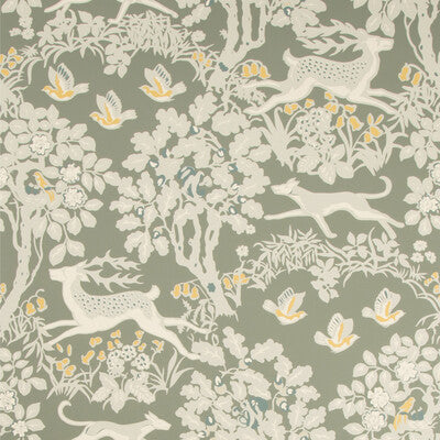 LEE JOFA P2017104.114.0 MILLE FLEUR WP SILVER Wallpaper - Eade's Wallpaper