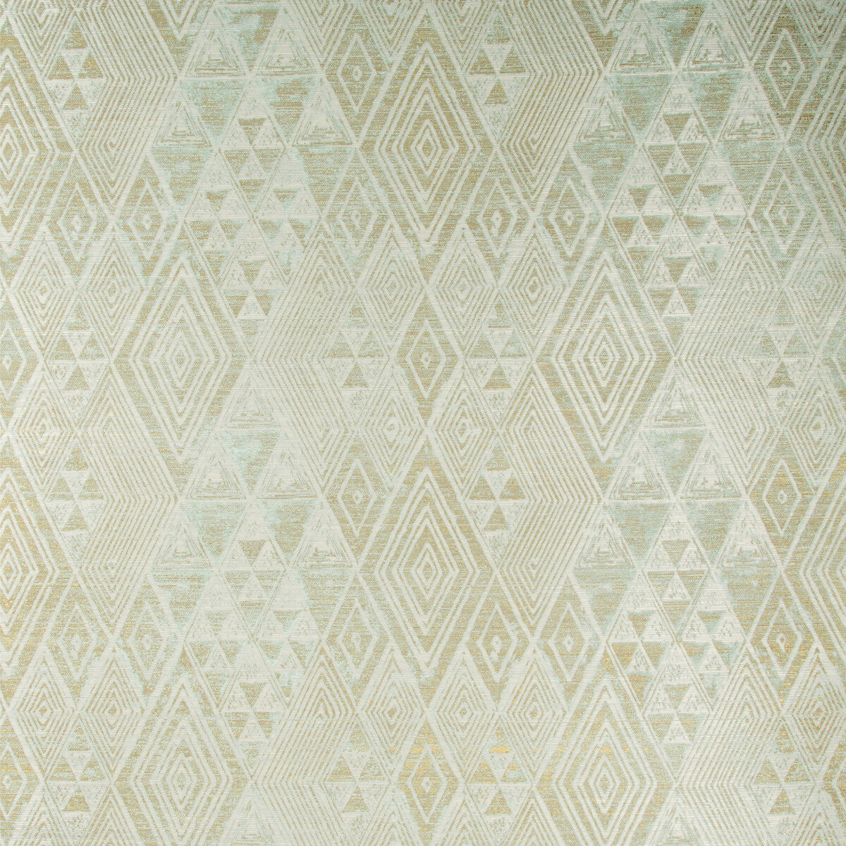 LEE JOFA P2017105.134.0 MARULA PAPER AQUA/GOLD Wallpaper - Eade's Wallpaper