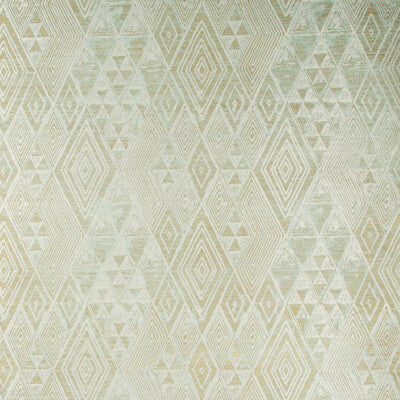 LEE JOFA P2017105.134.0 MARULA PAPER AQUA/GOLD Wallpaper - Eade's Wallpaper