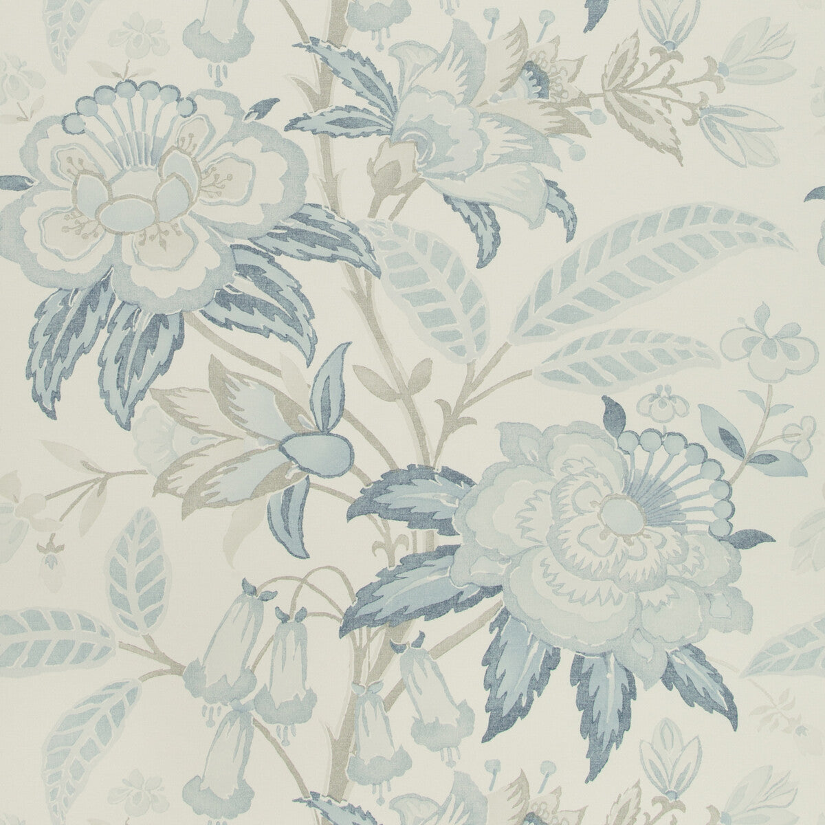 LEE JOFA P2018103.115.0 DAVENPORT PAPER FROST BLUE Wallpaper - Eade's Wallpaper