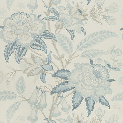 LEE JOFA P2018103.115.0 DAVENPORT PAPER FROST BLUE Wallpaper - Eade's Wallpaper