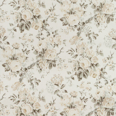 LEE JOFA P2018106.116.0 GARDEN ROSES WP SAND/SABLE Wallpaper - Eade's Wallpaper