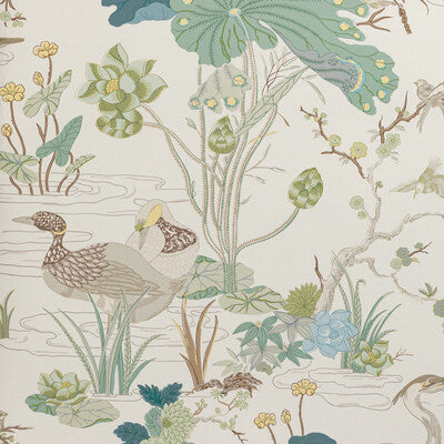LEE JOFA P2020105.1323.0 LUZON PAPER JADE Wallpaper - Eade's Wallpaper