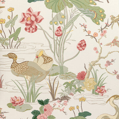 LEE JOFA P2020105.723.0 LUZON PAPER SPRING Wallpaper - Eade's Wallpaper