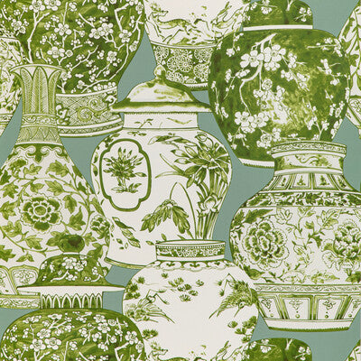 LEE JOFA P2020108.2313.0 PANDAN PAPER MIST/JADE Wallpaper - Eade's Wallpaper