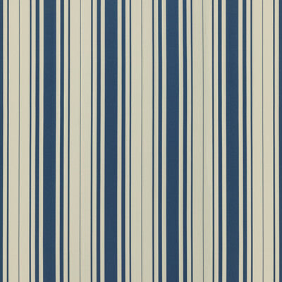LEE JOFA P2022100.50.0 BALDWIN STRIPE WP NAVY Wallpaper - Eade's Wallpaper