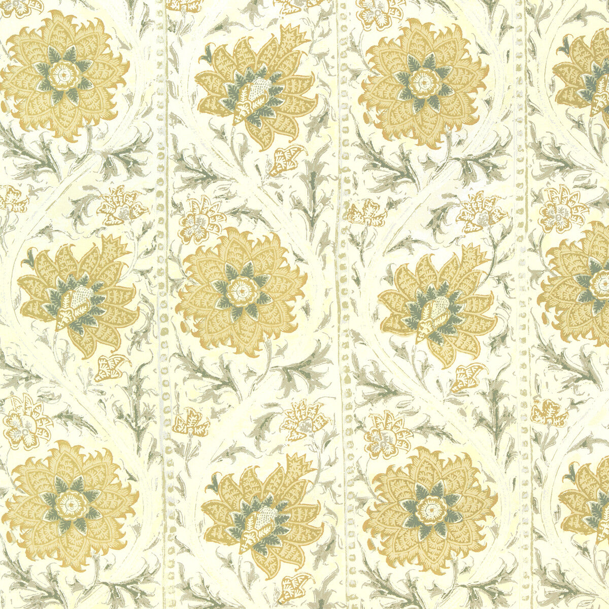 LEE JOFA P2022102.411.0 CALICO VINE WP MARIGOLD Wallpaper - Eade's Wallpaper