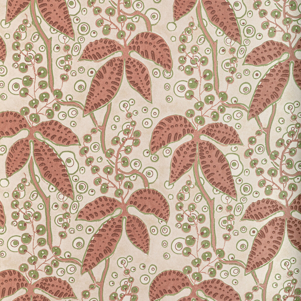 LEE JOFA P2022105.324.0 PUTNAM PAPER BRICK/GREEN Wallpaper - Eade's Wallpaper