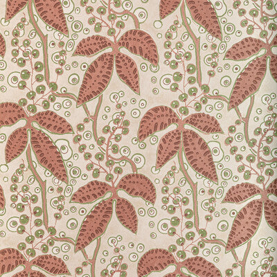 LEE JOFA P2022105.324.0 PUTNAM PAPER BRICK/GREEN Wallpaper - Eade's Wallpaper