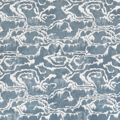 LEE JOFA P2022110.51.0 RIVIERE WP BLUE Wallpaper - Eade's Wallpaper