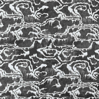 LEE JOFA P2022110.821.0 RIVIERE WP BLACK Wallpaper - Eade's Wallpaper