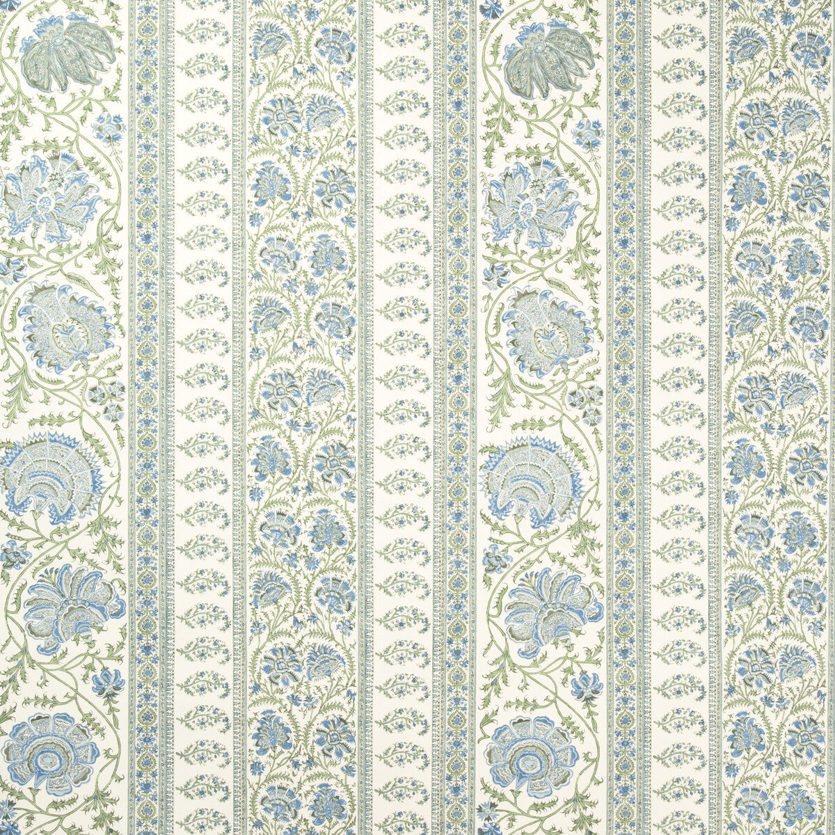 LEE JOFA P2022111.530.0 INDIENNES STRIPE WP SEA Wallpaper - Eade's Wallpaper