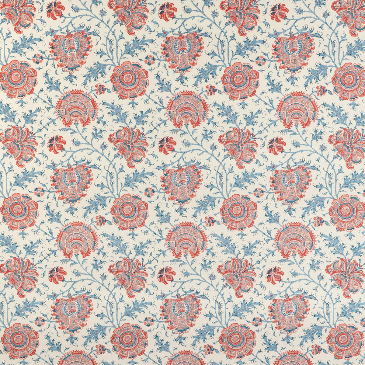 LEE JOFA P2022112.195.0 INDIENNES FLORAL WP BERRY Wallpaper - Eade's Wallpaper
