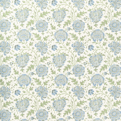 LEE JOFA P2022112.530.0 INDIENNES FLORAL WP SEA Wallpaper - Eade's Wallpaper
