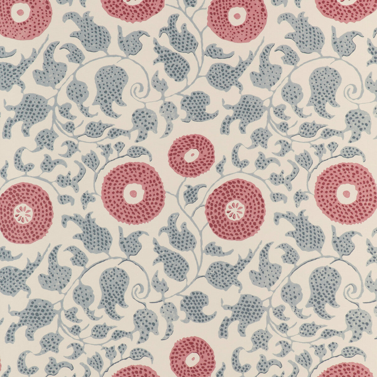 LEE JOFA P2023103.195.0 ELDORA SKY/BRICK Wallpaper - Eade's Wallpaper