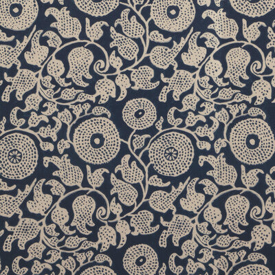 LEE JOFA P2023103.50.0 ELDORA INDIGO Wallpaper - Eade's Wallpaper