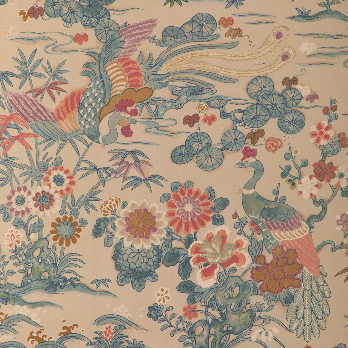 LEE JOFA P2023124.1613.0 SAKURA PAPER SHORE Wallpaper - Eade's Wallpaper