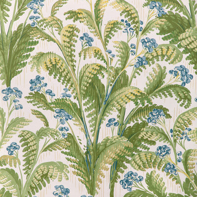 LEE JOFA P2023125.350.0 PASHLEY PAPER DENIM Wallpaper - Eade's Wallpaper