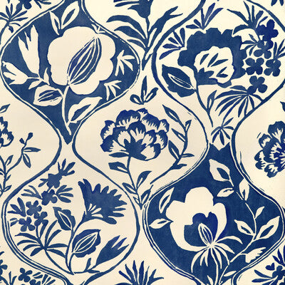 LEE JOFA P2023126.50.0 CALATHEA PAPER INDIGO Wallpaper - Eade's Wallpaper