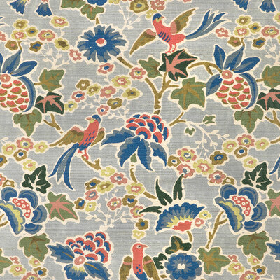 LEE JOFA P2023127.519.0 POSY PAPER BLUE/MULTI Wallpaper - Eade's Wallpaper