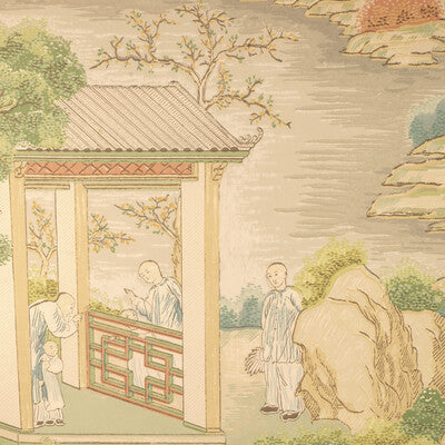 LEE JOFA P2025102.316.0 TARIM RIVER PAPER LEAF Fabric - KINGSLEY WALLCOVERING