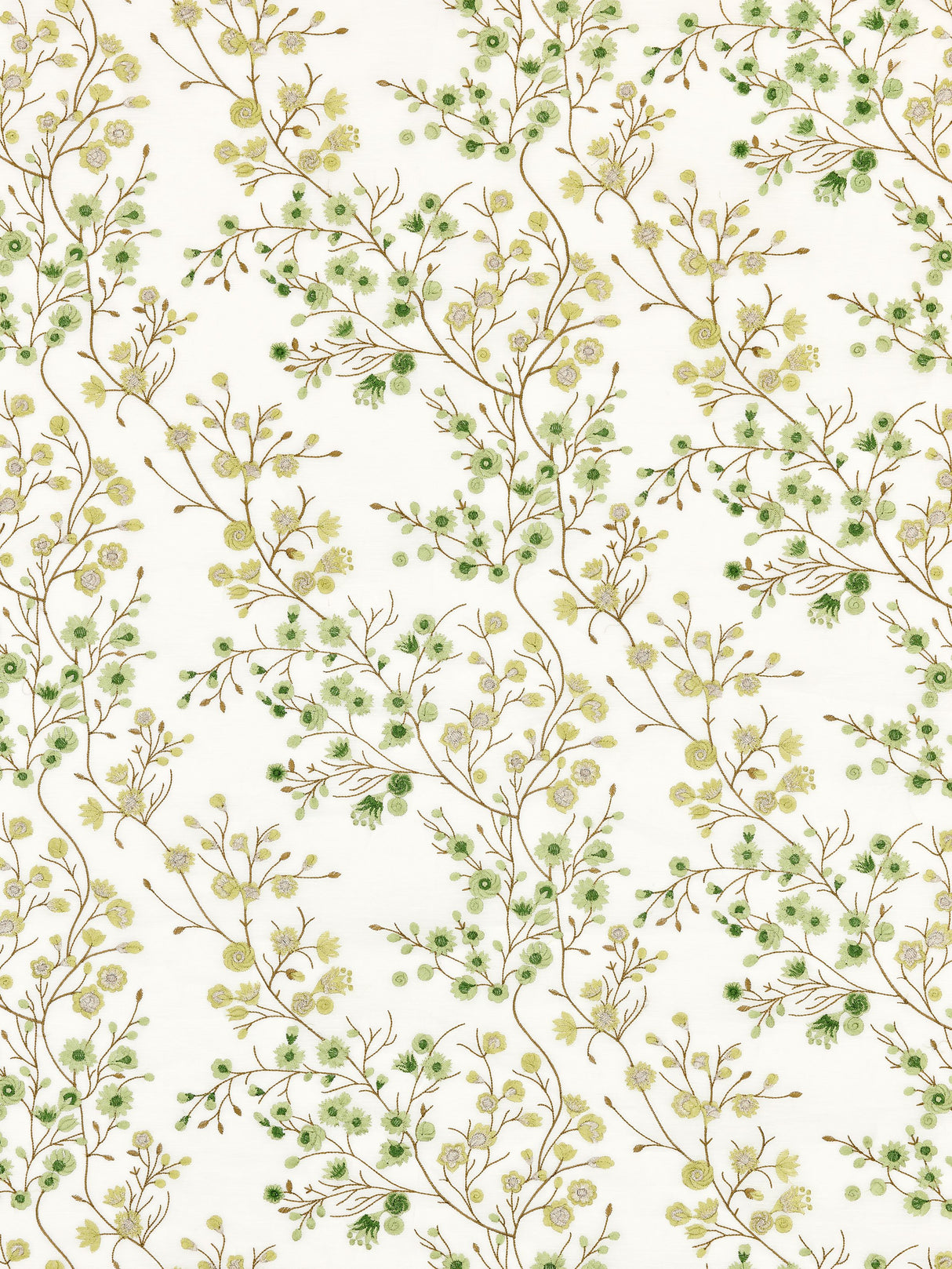Scalamandre P4 00019863 FERN LILETTE SHEER Fabric - Eade's Wallpaper