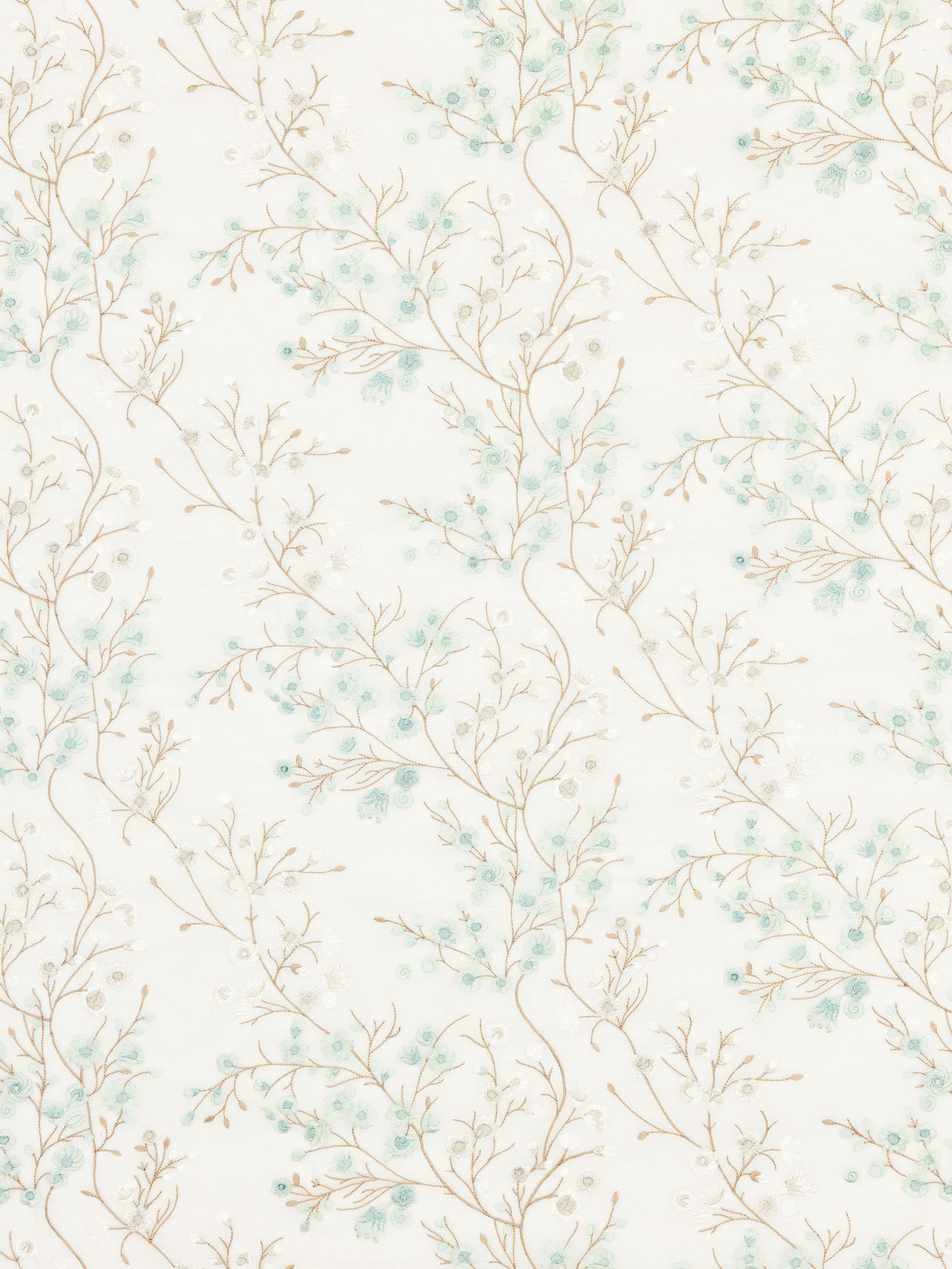 Scalamandre P4 00039863 CELADON LILETTE SHEER Fabric - Eade's Wallpaper