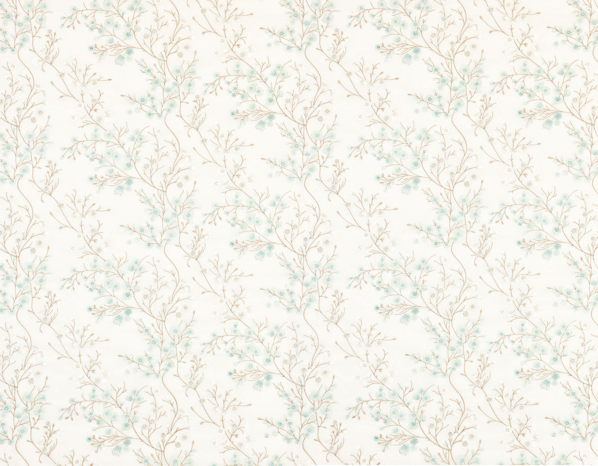 Scalamandre P4 00039863 CELADON LILETTE SHEER Fabric - Eade's Wallpaper