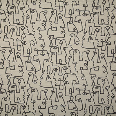 Pindler EXPRESSIONS CHARCOAL P6635 Fabric - Fabric Collectio