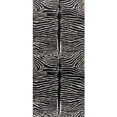 BRUNSCHWIG & FILS P8014100.81.0 LE ZEBRE BLACK Wallpaper - Eade's Wallpaper