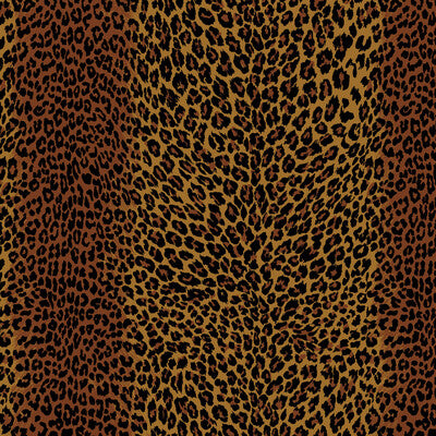 BRUNSCHWIG & FILS P8015103.46.0 LEOPARD CHOCOLATE Wallpaper - Eade's Wallpaper