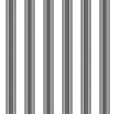 BRUNSCHWIG & FILS P8015104.11.0 RAYURE LIONE GREY Wallpaper - Eade's Wallpaper