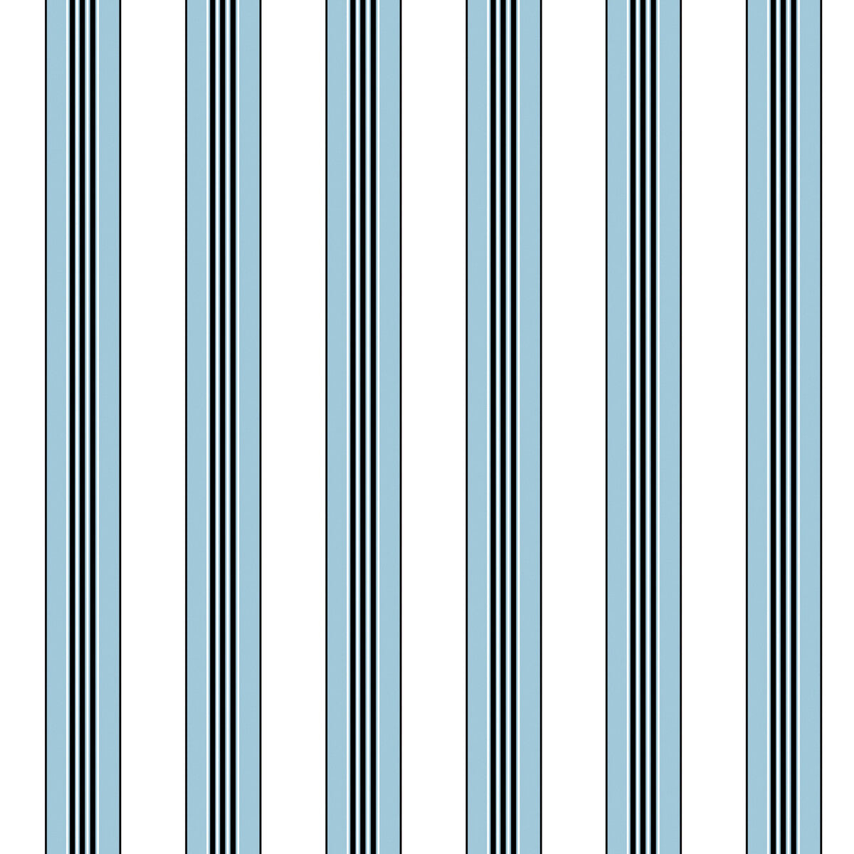 BRUNSCHWIG & FILS P8015104.15.0 RAYURE LIONE CIEL Wallpaper - Eade's Wallpaper