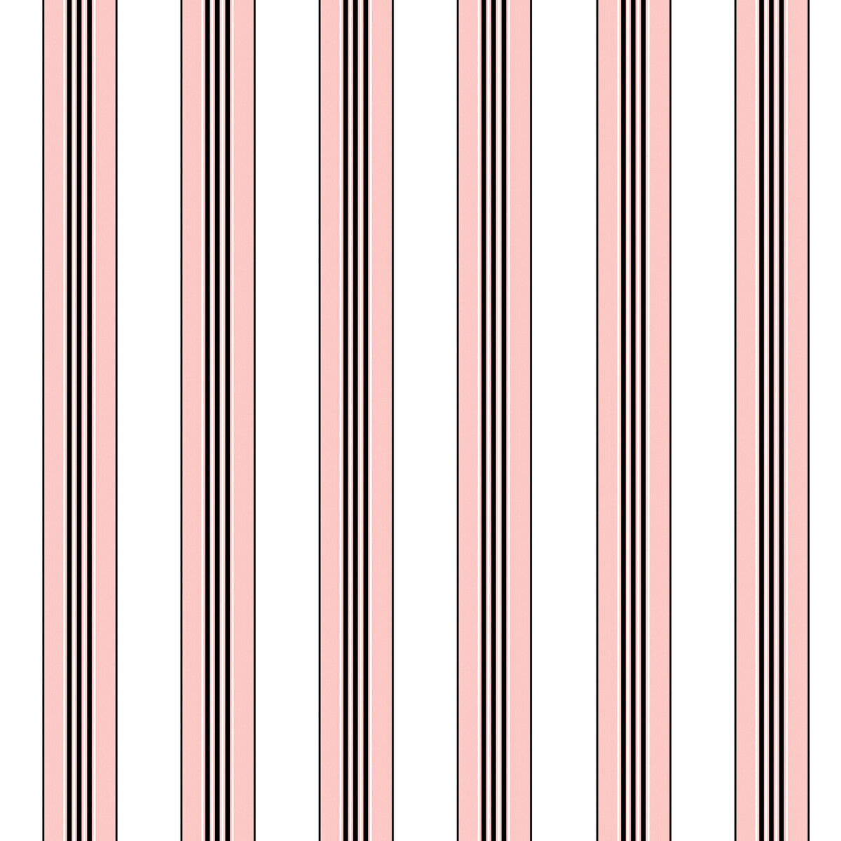 BRUNSCHWIG & FILS P8015104.17.0 RAYURE LIONE ROSE Wallpaper - Eade's Wallpaper