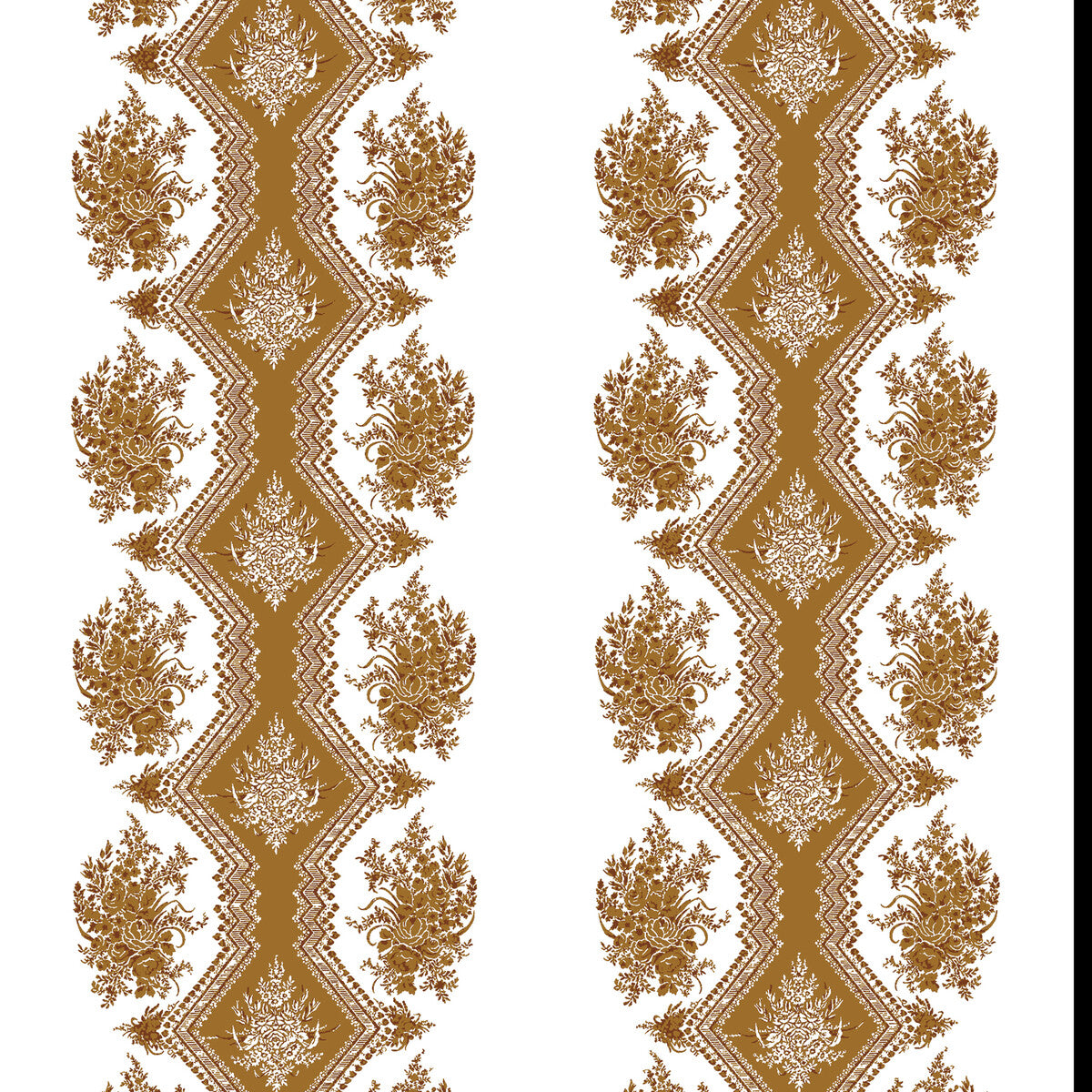 BRUNSCHWIG & FILS P8015105.46.0 COPPELIA TOBACCO Wallpaper - Eade's Wallpaper