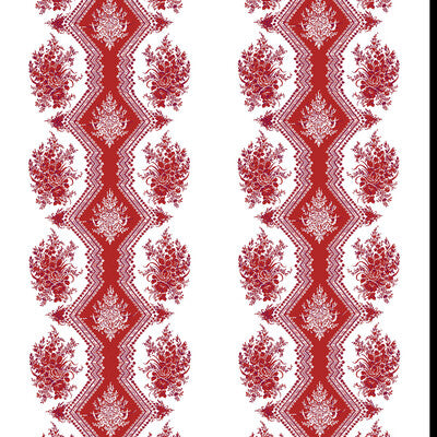 BRUNSCHWIG & FILS P8015105.9.0 COPPELIA RED Wallpaper - Eade's Wallpaper