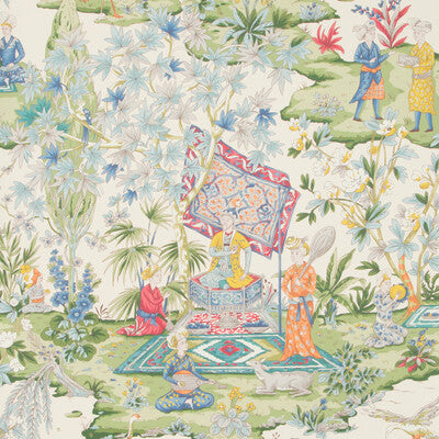 BRUNSCHWIG & FILS P8019101.133.0 LODI GARDEN IVORY Wallpaper - Eade's Wallpaper
