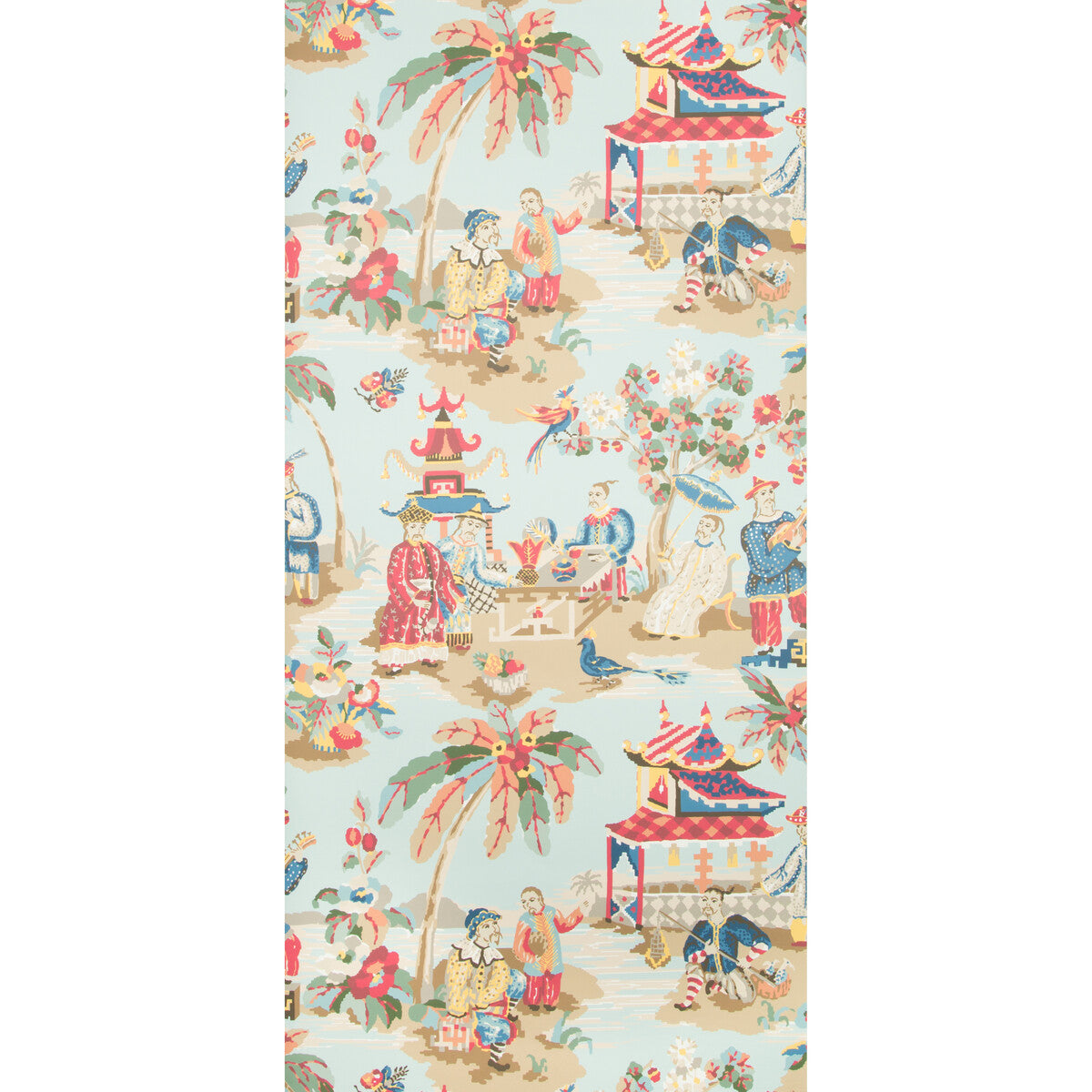 BRUNSCHWIG & FILS P8019102.207.0 XIAN SKY Wallpaper - Eade's Wallpaper