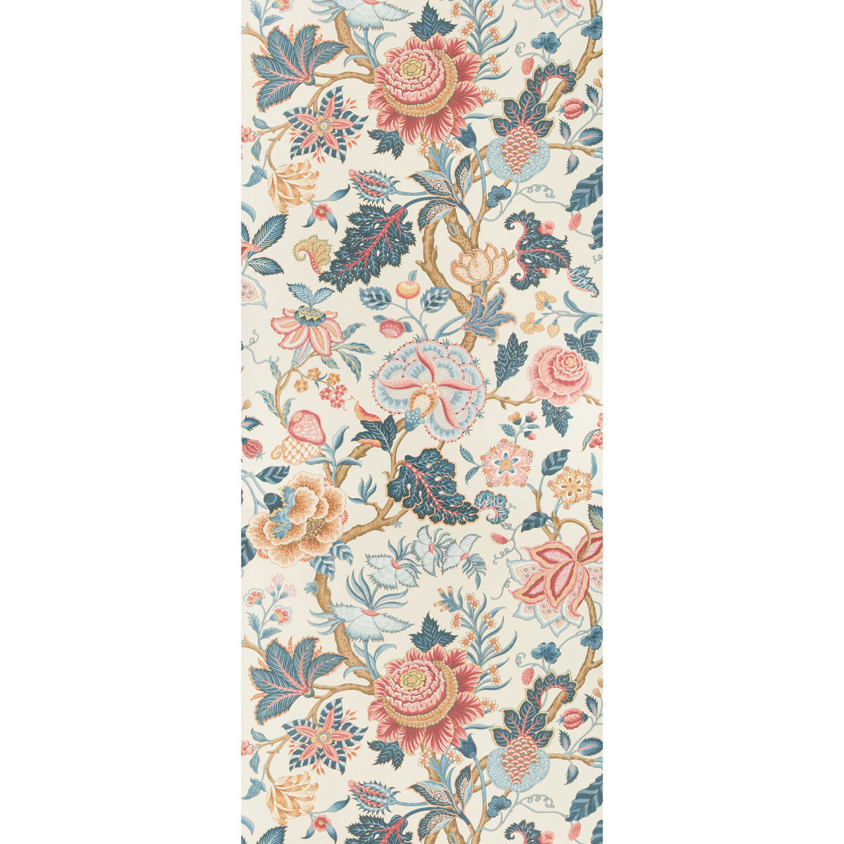 BRUNSCHWIG & FILS P8019111.195.0 NIZAM RED/BLUE Wallpaper - Eade's Wallpaper