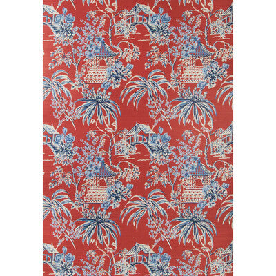 BRUNSCHWIG & FILS P8019115.195.0 TONGLI RED Wallpaper - Eade's Wallpaper
